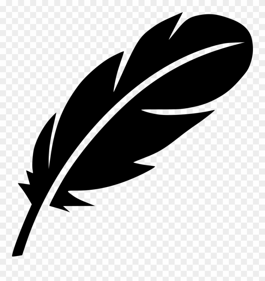 Clip Art Free Download Bird Writer Literature Drama - Feather Icon Png Transparent Png