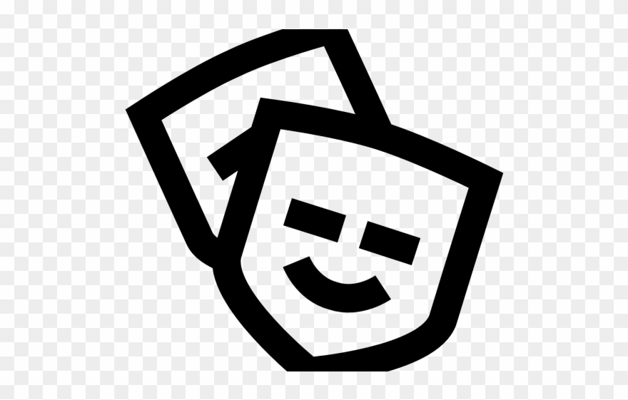 Theater Masks Clipart - Png Download