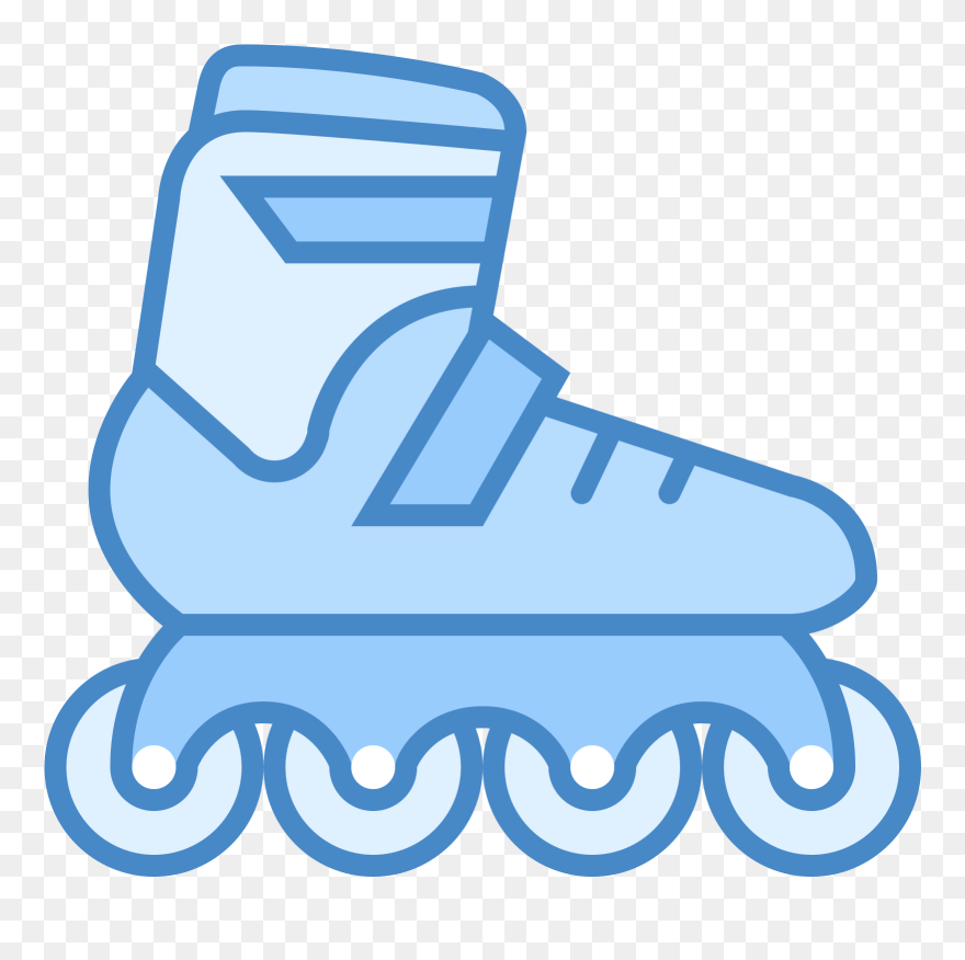 Wheel Clipart Rollerblade - Rollerblaides Icon - Png Download