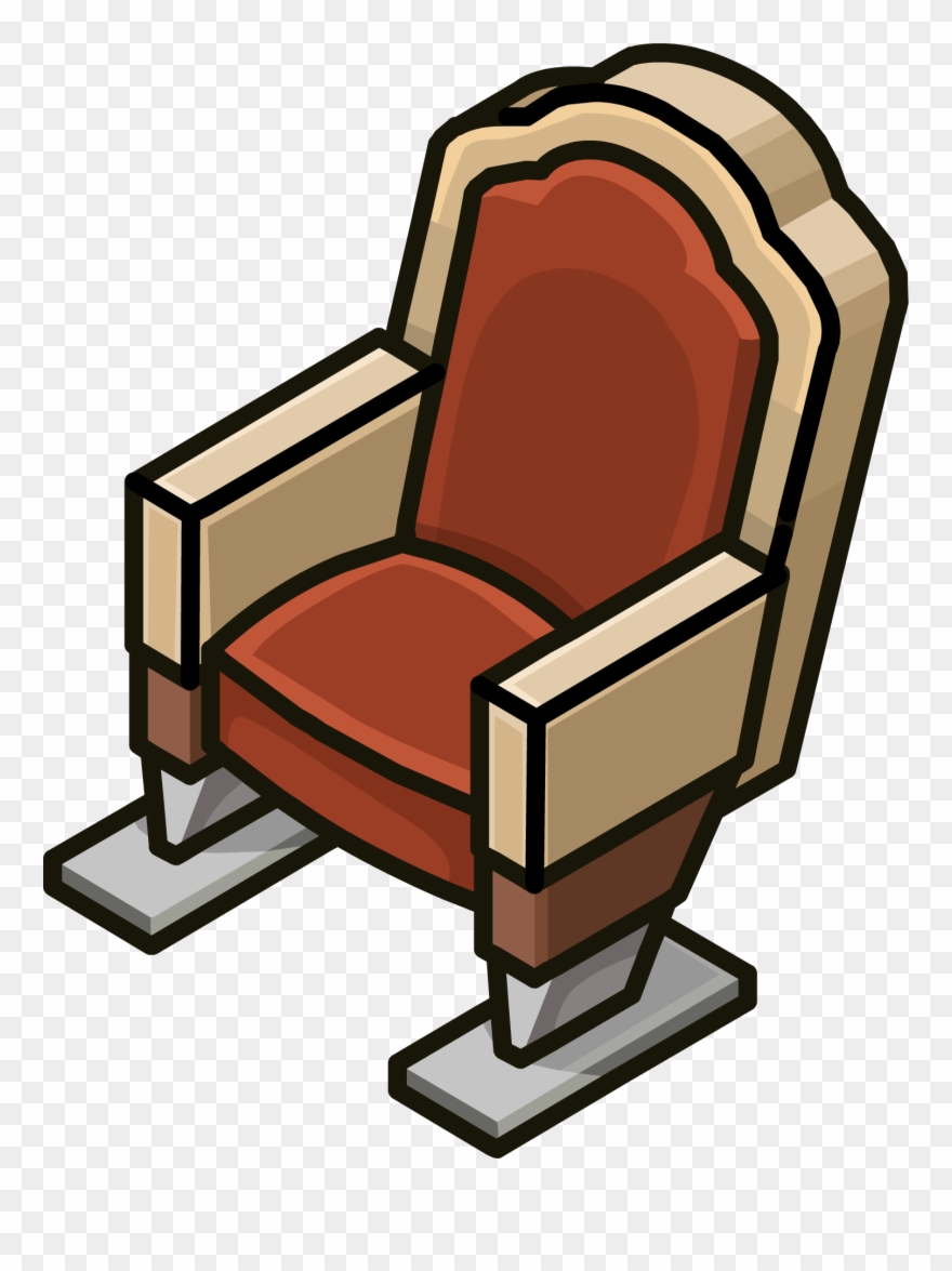 Theater Seat Penguin Wiki - Club Penguin Theater Furniture Clipart