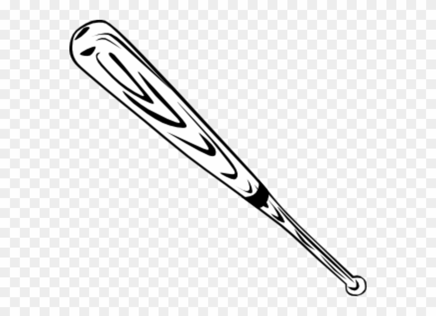 28 Collection Of Baseball Bats Clipart Black And White - Baseball Bat Svg Free - Png Download