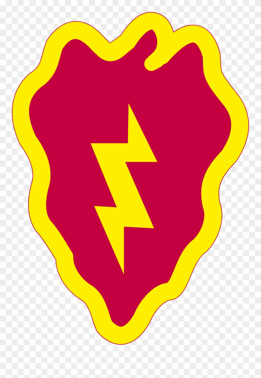 Drawings Of Lightning Bolts - 25th Infantry Division Patch Clipart