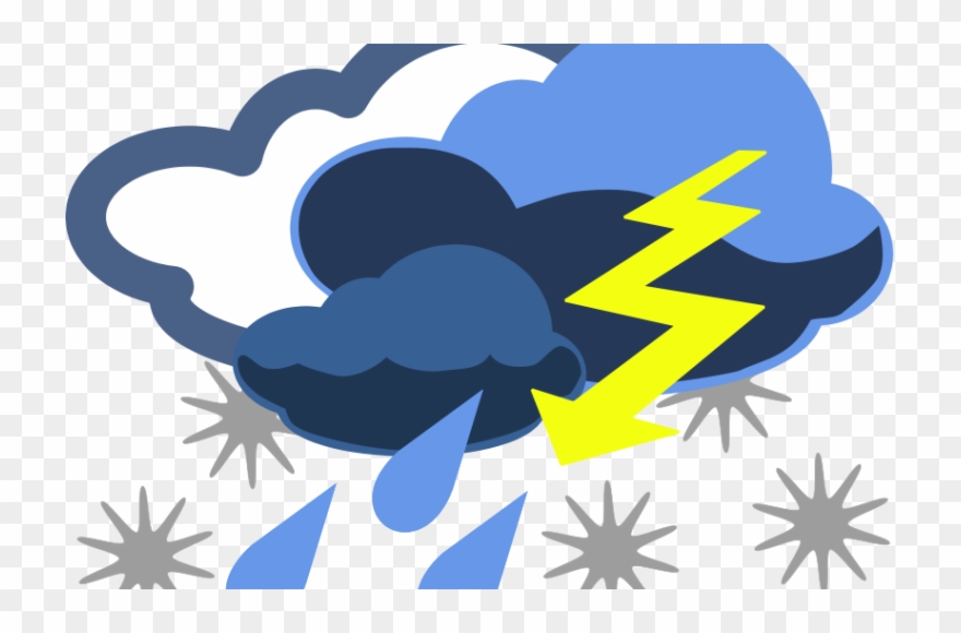 Stormy Weather Clip Art - Png Download