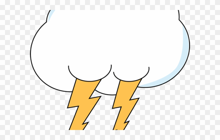 Lightning Clipart Cloud - Clip Art - Png Download