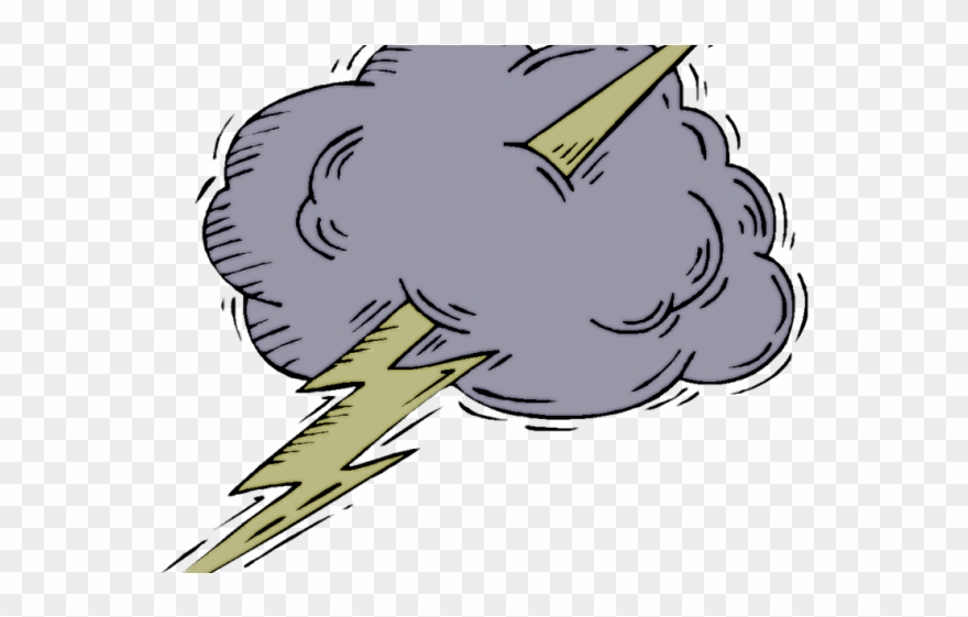 Lightning Clipart Hurricane - Cloud - Png Download