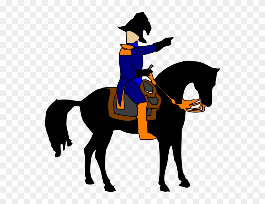 Drum Major Clipart - Soldier On A Horse - Png Download