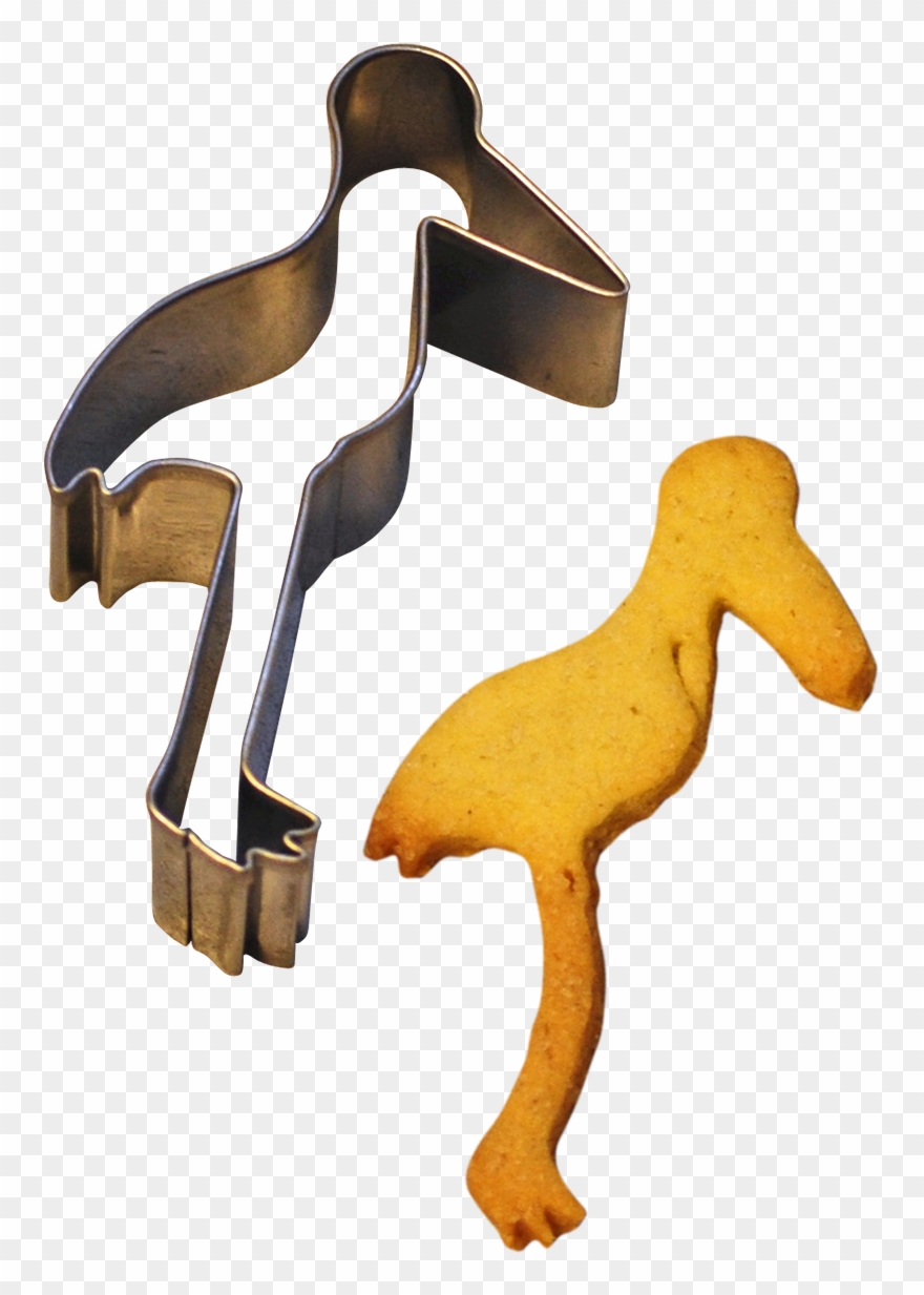 Ausstechform Storch - Cookie Cutter Clipart
