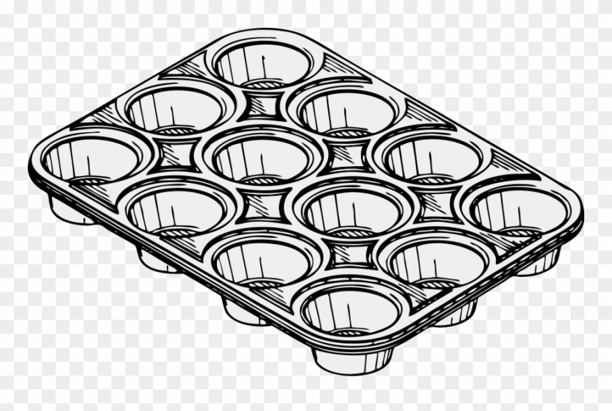 How To Set Use Muffin Tin Svg Vector Clipart