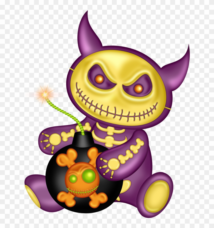 Halloween Clip Art Creepy - Scary Creatures Clipart Halloween - Png Download