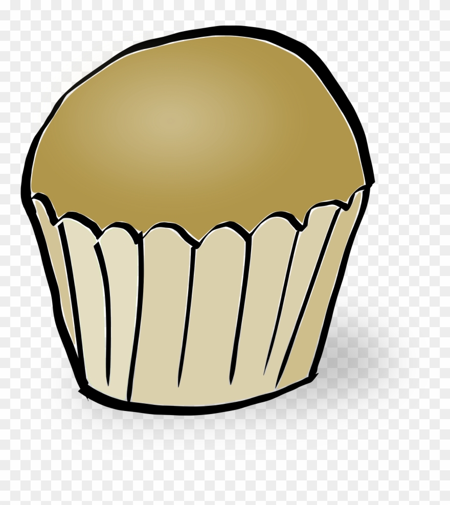 Blueberry Muffin Clipart Black And White - Muffin Clip Art - Png Download