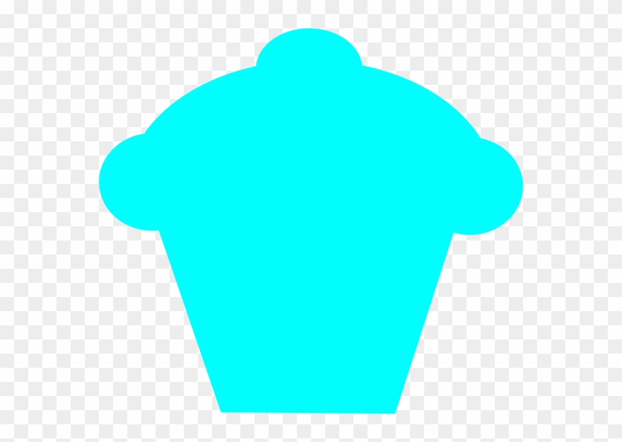 Cupcake Outline Cupcake Clipart Black Solid Outline - Clip Art - Png Download