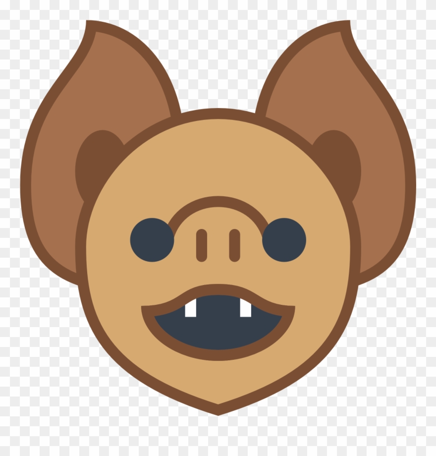 Collection Of High Quality Free Cliparts - Bat Face Icon - Png Download