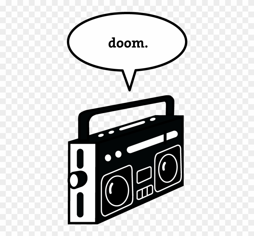 Clipart Royalty Free Stock Boombox Clipart Classic - Png Download