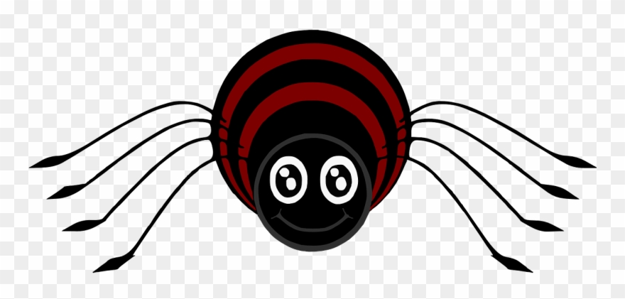 Insects Spider Clipart - Cartoon Free Spider Clipart - Png Download