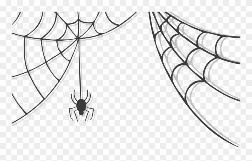 Halloween Transparent Cobwebs Spider Web Png Bear Clipart - Halloween Spider Web Clipart