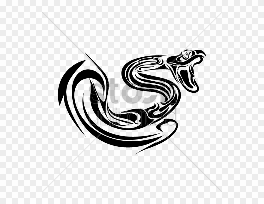 Tribal Snake Png - Snake Tattoo Design Clipart
