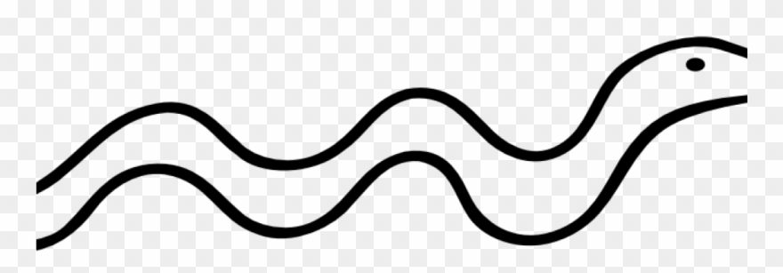 Snake Clipart Black And White Panda Free Images Clip - Png Download