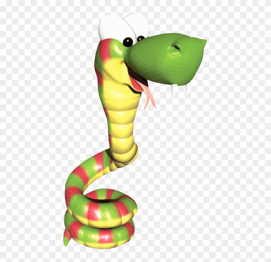 Clipart Transparent Rattly The Rarewiki Fandom - Donkey Kong Country 2 Rattly - Png Download