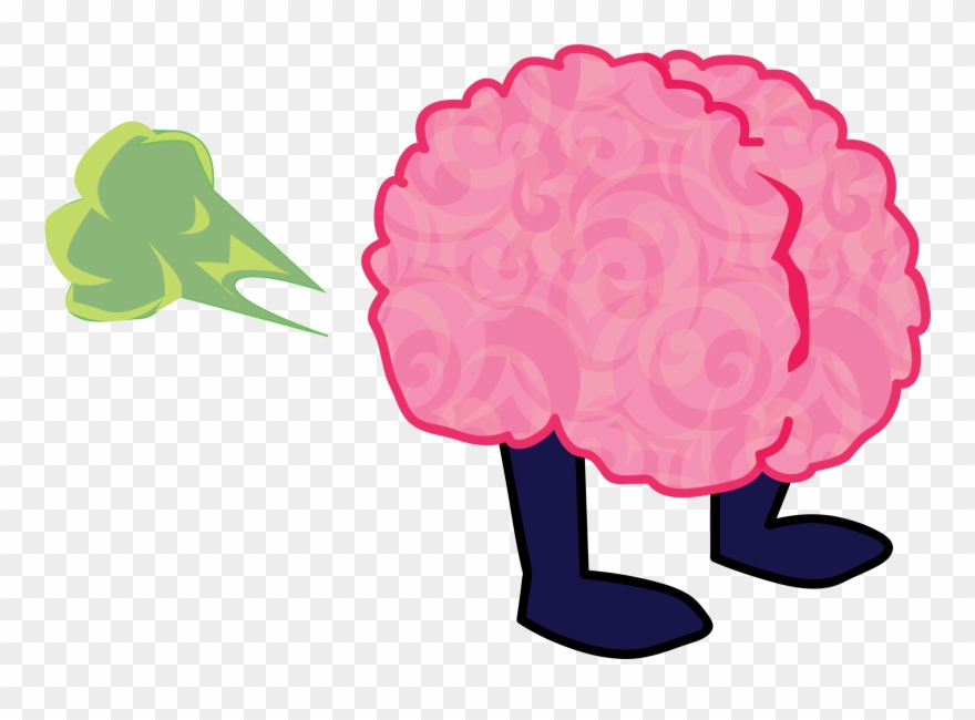 Clipart Fart Big Image - Clipart Brain Fart - Png Download
