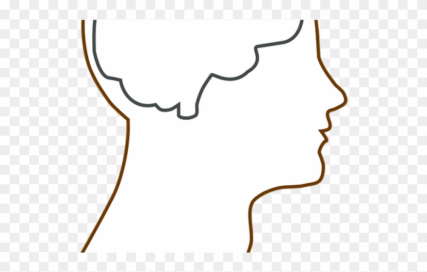 Mind Clipart Blank - Brain Outline - Png Download