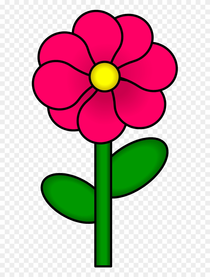 Image Black And White Stock Free On Dumielauxepices - Blue Flower Clipart With Stem - Png Download