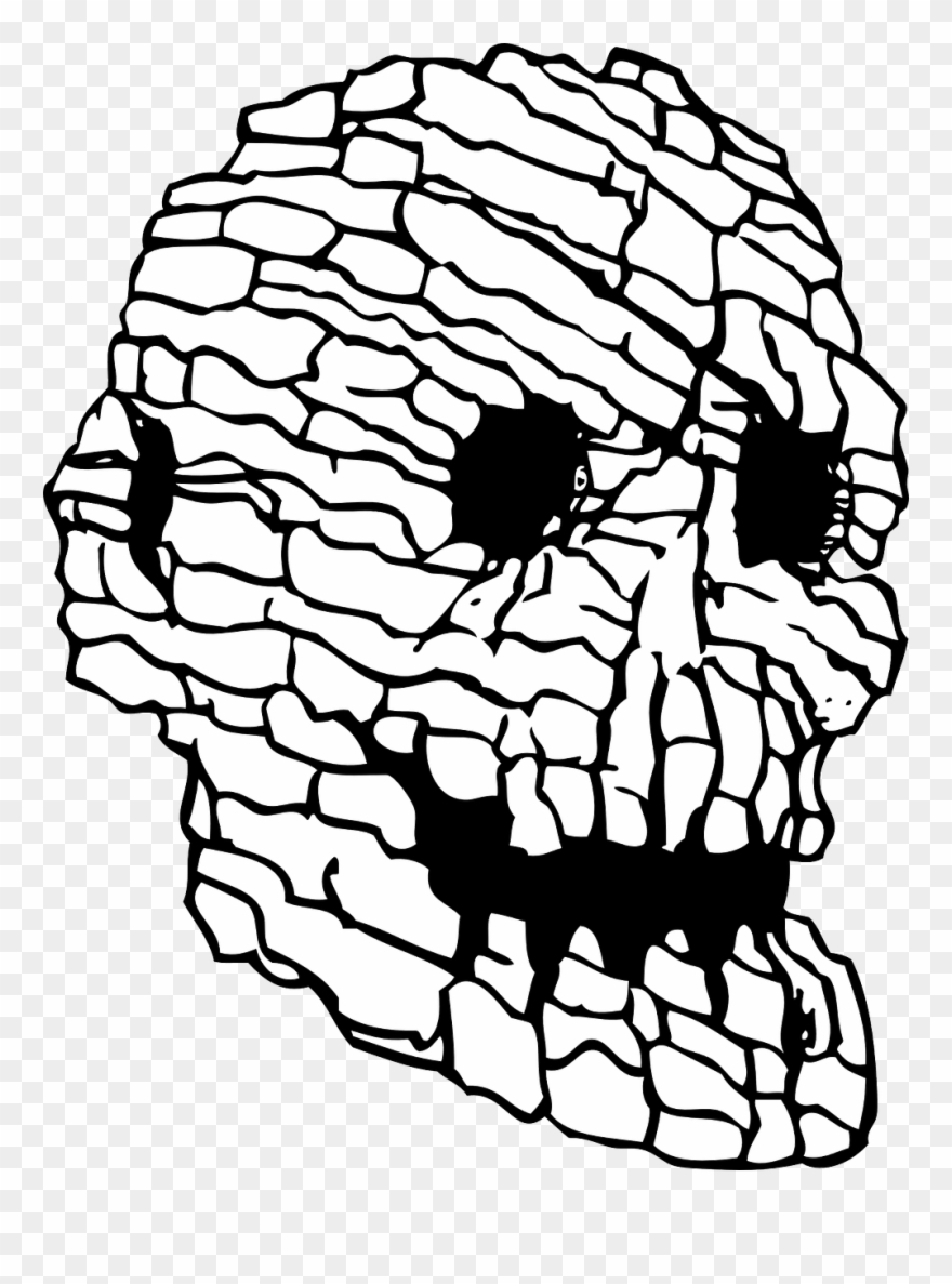 Skull Rock Clipart - Png Download