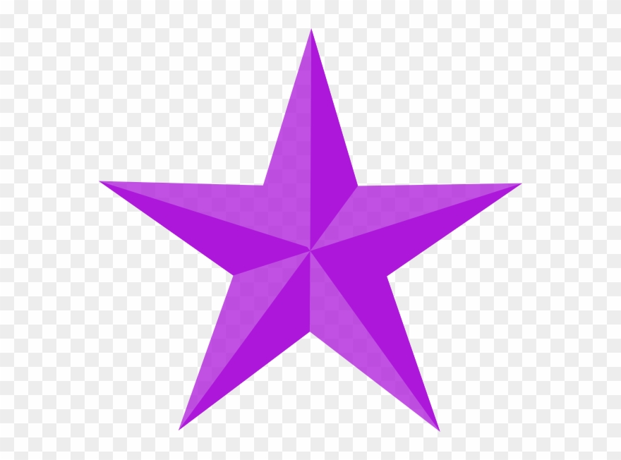 Purple Star Clipart