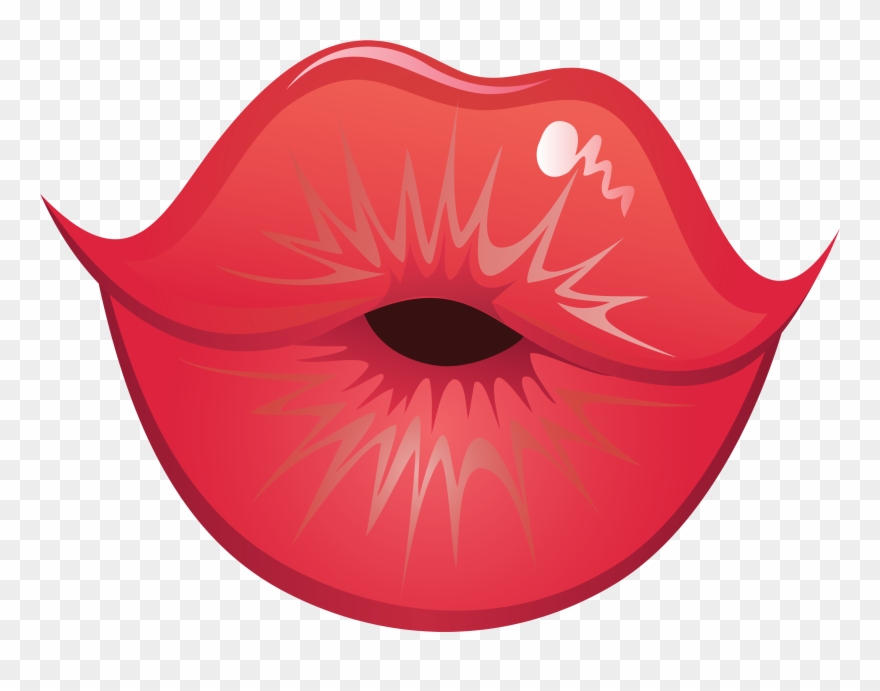 Kiss Lips Png Clipart - 唇 イラスト フリー 素材 Transparent Png