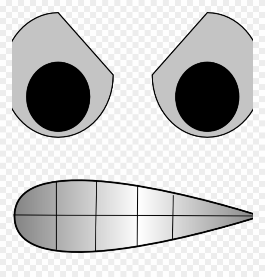 Googly Eyes Png Angry With Mouth Clip Art At Clker - Clip Art Transparent Png