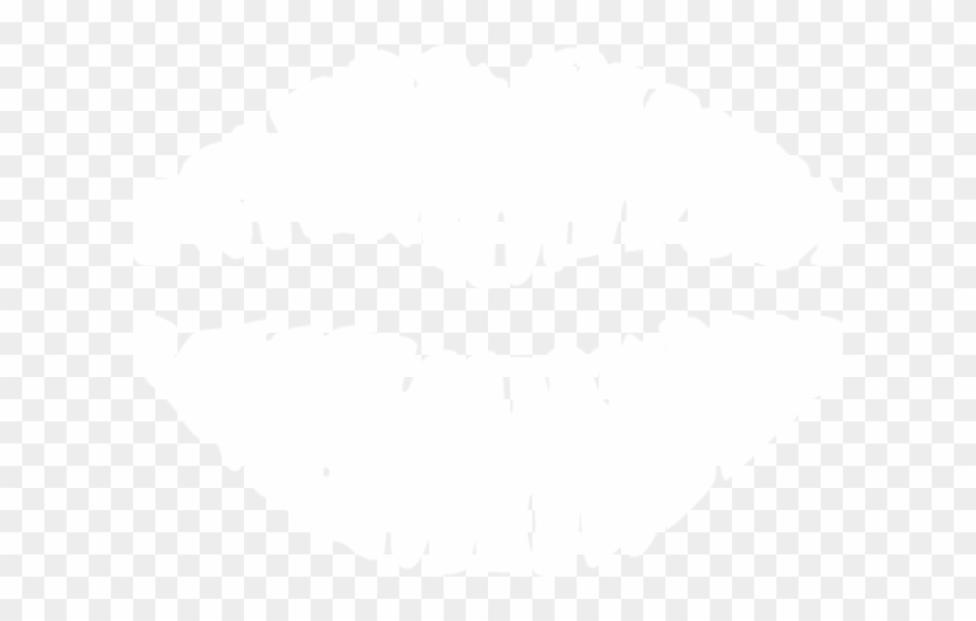 Lips Clipart Black And White - Golden Lips - Png Download