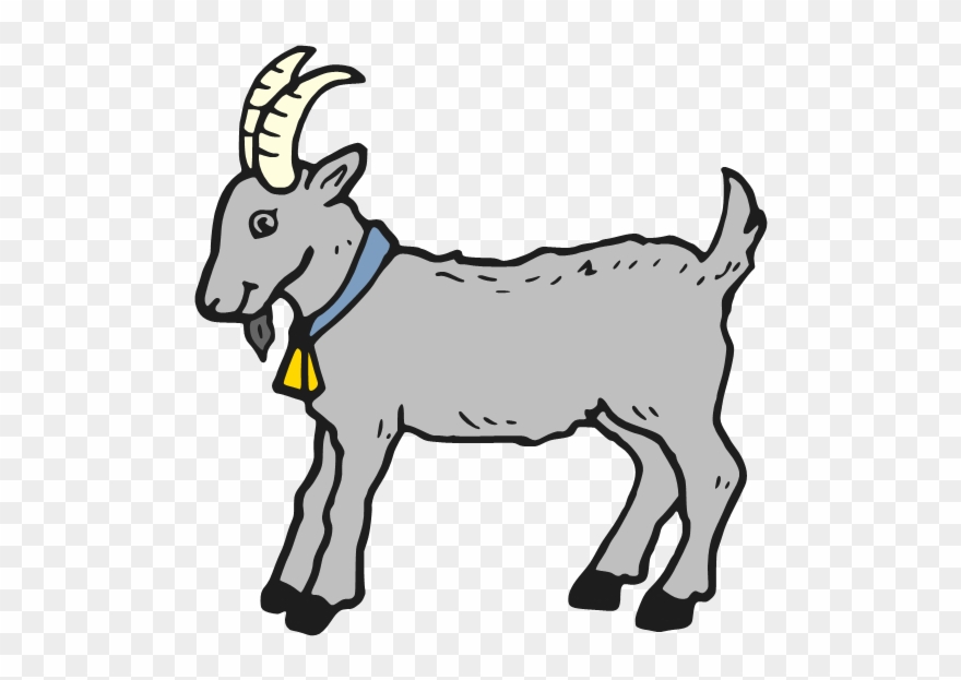 Goat Clip Art Images Black And White - Clip Art Black And White Goat - Png Download