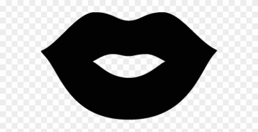 Lips Clipart Silhouette - Png Download