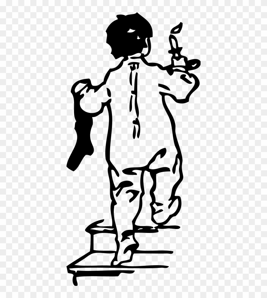 To Bed So Santa Can Come Clipart