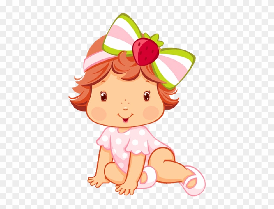 Baby Strawberry Shortcake Clip Art - Baby Strawberry Shortcake Characters - Png Download