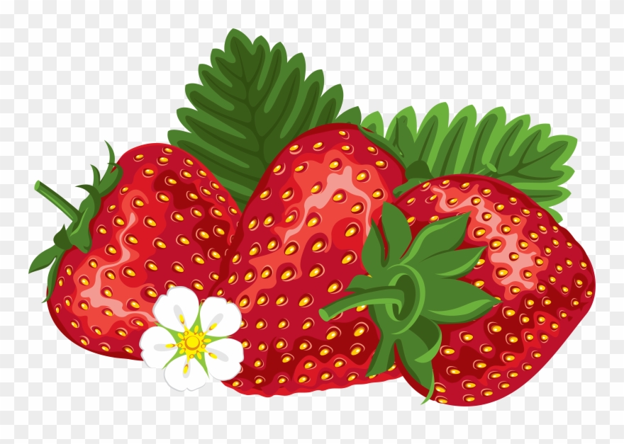 Transparent Background Strawberries Clipart - Png Download