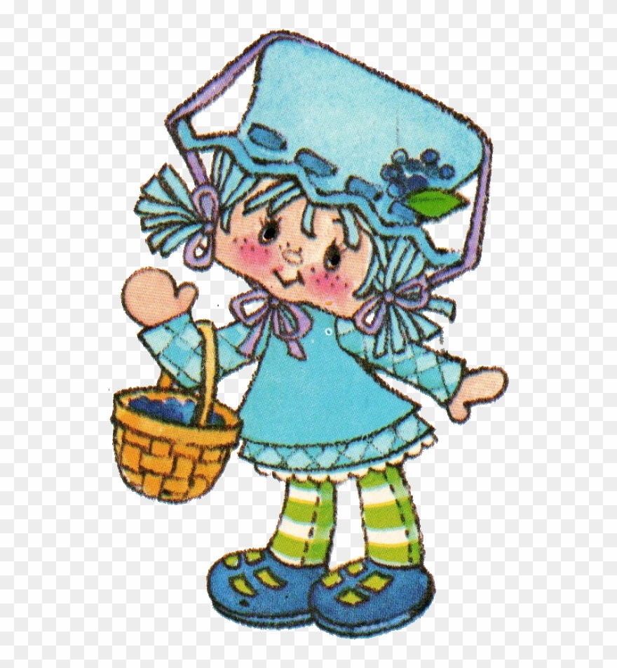 Muffin Clipart Blue Muffin - Strawberry Shortcake Cartoon Blueberry Muffin - Png Download