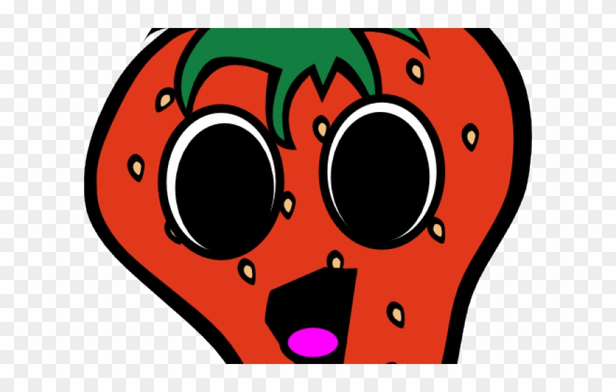 Strawberry Shortcake Applique Free Download Clip Art - Strawberry Clipart Black And White - Png Download