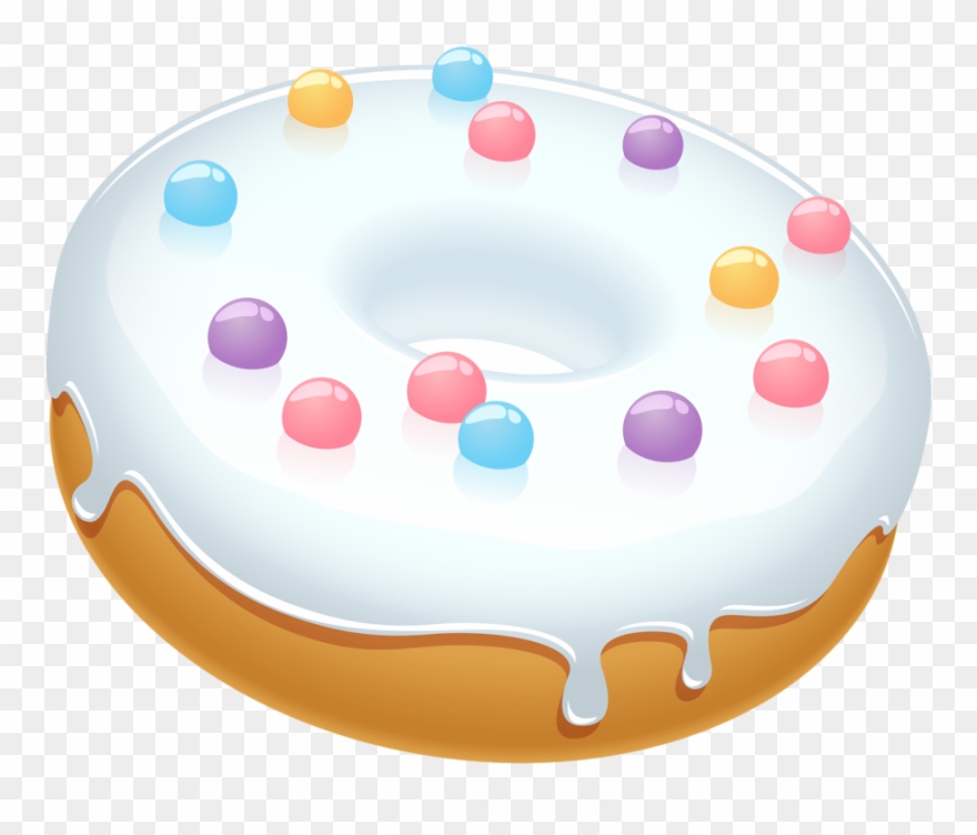 Shutterstock 195976881 - Clipart Donuts Png Transparent Png