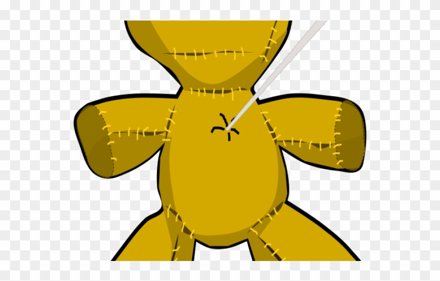 Doll Clipart Dall - Clipart Voodoo Doll Pink - Png Download