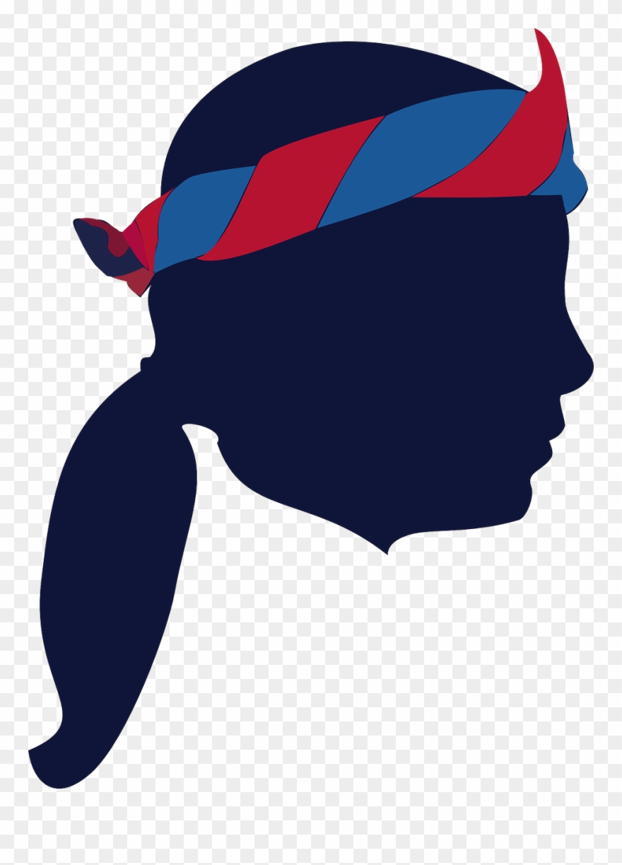 Scout Girl Boy Scout - Foulard Scout Bleu Et Rouge Clipart