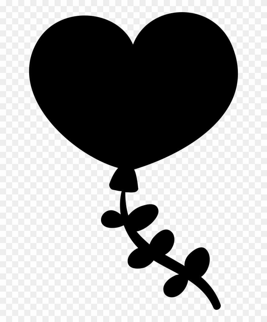 Clipart Royalty Free Download Heart Balloon Png Icon - Icon Transparent Png