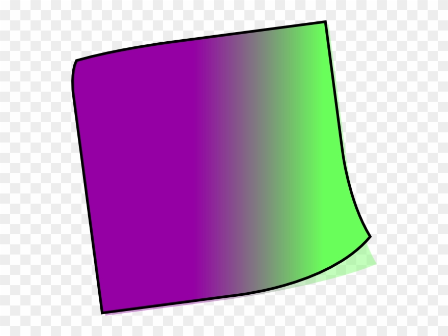 Sticky Paper Clip Art - Clip Art - Png Download