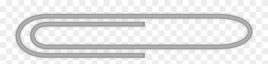 Paper Clip Computer Icons Metal Loose Leaf - Monochrome - Png Download