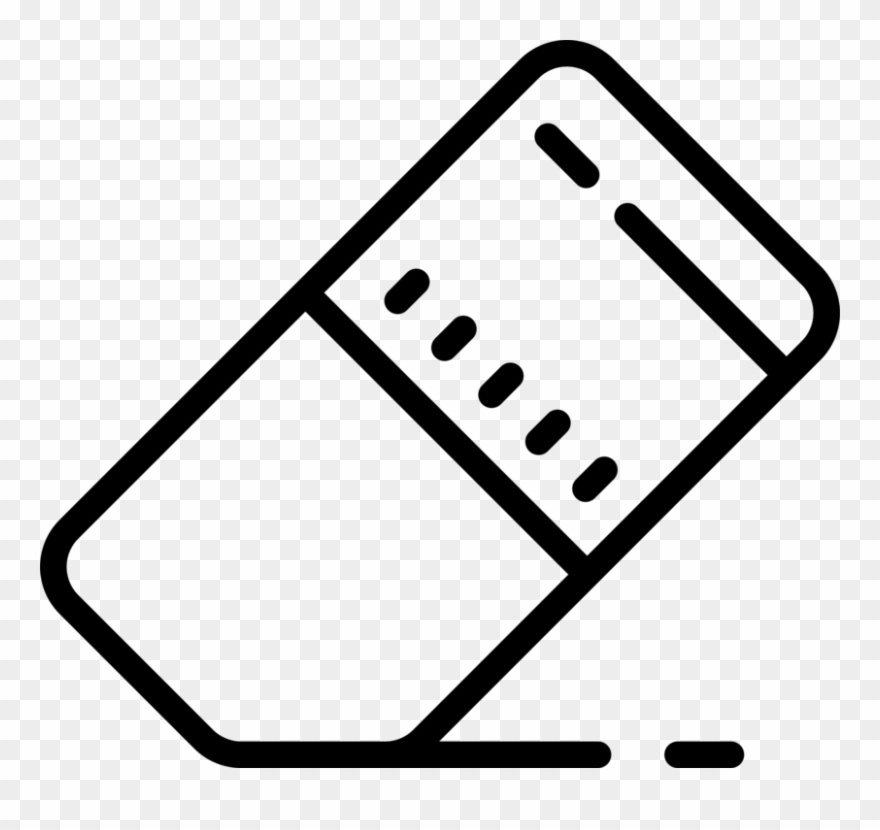 Eraser Drawing Paper Computer Icons Pencil - Clip Art Eraser - Png Download
