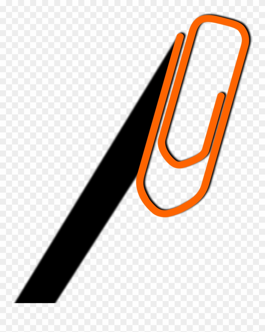 Paper Clip Office Pin Logo - Paper Clip - Png Download