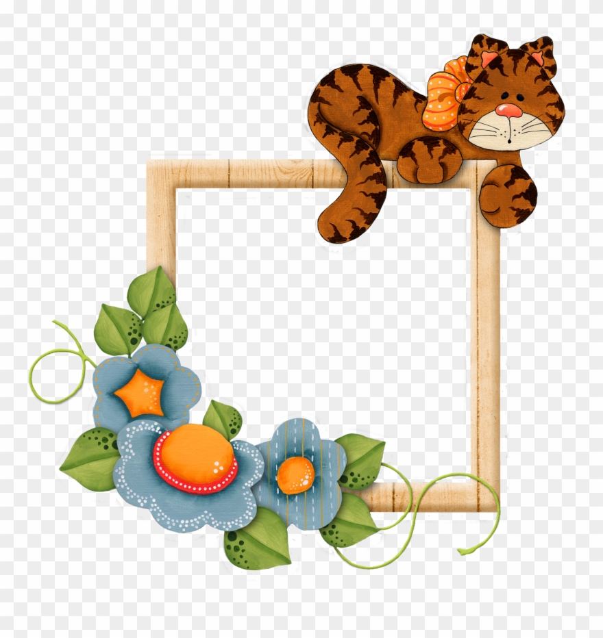 Frames E Molduras De Gatinho - Molduras De Gatinhos Clipart
