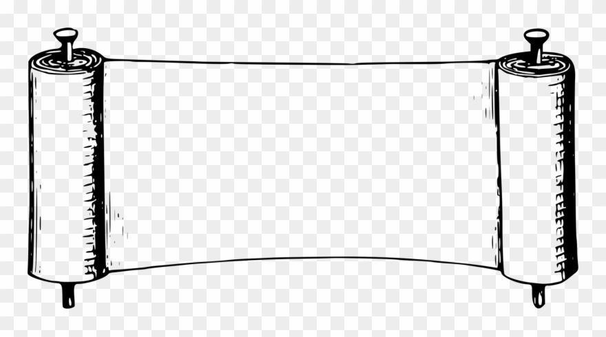 Paper Scroll Computer Icons Symbol Papyrus - Scroll Symbol Clipart