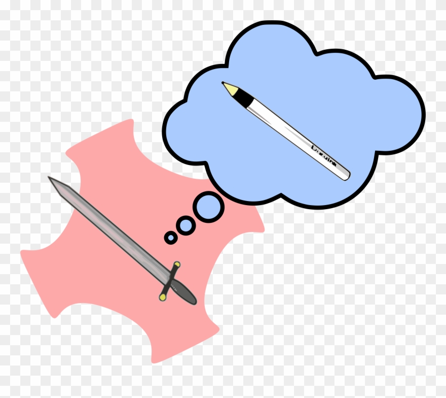 Paper Pen Clipart, Vector Clip Art Online, Royalty - Png Download