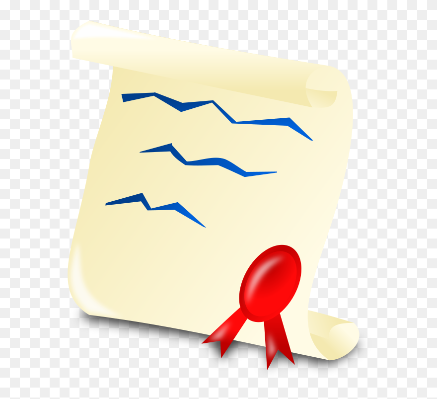 Diploma Seal Parchment Scroll Idea - Diploma Icon Clipart