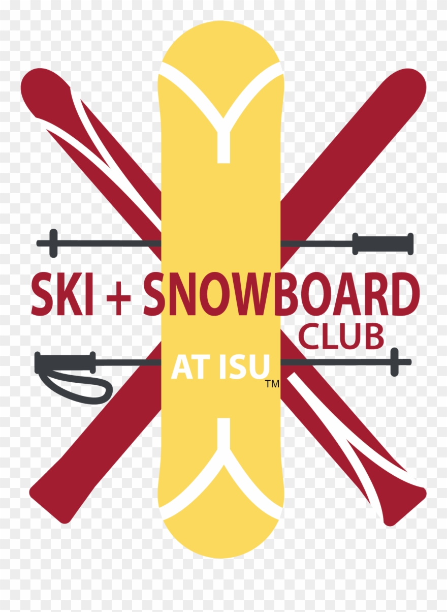 Ski And Snowboard Club - Iowa Clipart